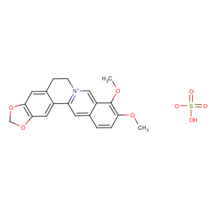 CAS No:633-66-9 Berberine hydrogen sulphate