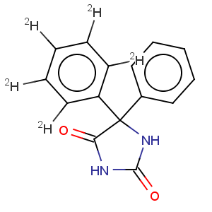 CAS No:63435-68-7 2,4-Imidazolidinedione,5-phenyl-5-(phenyl-d5)- (9CI)