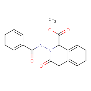 CAS No:63500-02-7 methyl 2-benzamido-3-oxo-1,4-dihydroisoquinoline-1-carboxylate