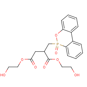 CAS No:63562-34-5 bis(2-hydroxyethyl)<br />2-[(6-oxobenzo[c][2,1]benzoxaphosphinin-6-yl)methyl]butanedioate