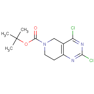 CAS No:635698-56-5 tert-butyl<br />2,4-dichloro-7,8-dihydro-5H-pyrido[4,3-d]pyrimidine-6-carboxylate