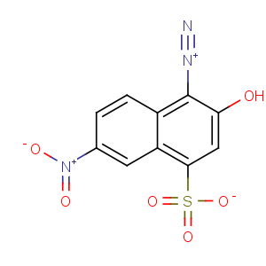 CAS No:63589-25-3 4-diazonio-3-hydroxy-7-nitronaphthalene-1-sulfonate