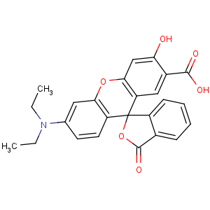 CAS No:6359-29-1 6'-(diethylamino)-3'-hydroxy-3-oxospiro[2-benzofuran-1,<br />9'-xanthene]-2'-carboxylic acid