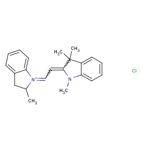 CAS No:6359-50-8 (2E)-1,3,3-trimethyl-2-[2-(2-methyl-2,<br />3-dihydroindol-1-ium-1-ylidene)ethylidene]indole