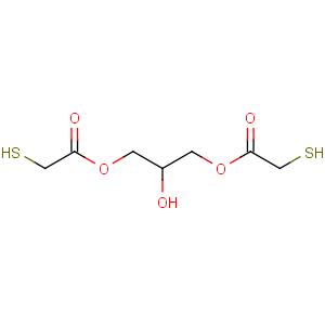 CAS No:63657-12-5 Acetic acid,2-mercapto-, 1,1'-(2-hydroxy-1,3-propanediyl) ester