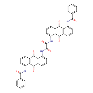 CAS No:6370-75-8 Ethanediamide,N1,N2-bis[5-(benzoylamino)-9,10-dihydro-9,10-dioxo-1-anthracenyl]-