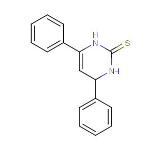 CAS No:6381-55-1 4,6-diphenyl-3,4-dihydro-1H-pyrimidine-2-thione