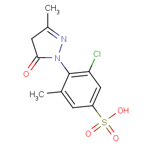 CAS No:6387-17-3 3-chloro-5-methyl-4-(3-methyl-5-oxo-4H-pyrazol-1-yl)benzenesulfonic acid