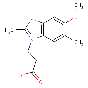 CAS No:63870-56-4 Benzothiazolium,3-(2-carboxyethyl)-6-methoxy-2,5-dimethyl-, iodide (1:1)