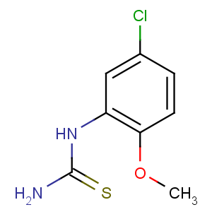 CAS No:63980-69-8 (5-chloro-2-methoxyphenyl)thiourea