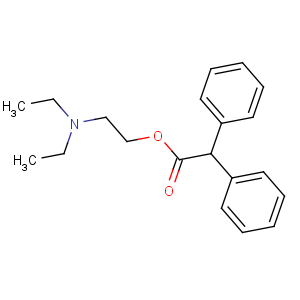 CAS No:64-95-9 2-(diethylamino)ethyl 2,2-diphenylacetate
