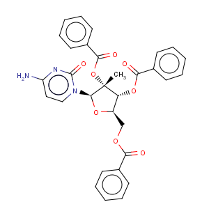 CAS No:640725-69-5 Cytidine, 2'-C-methyl-,2',3',5'-tribenzoate (9CI)