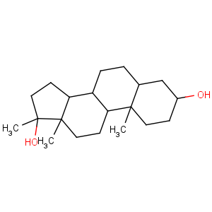 CAS No:641-82-7 (3R,5S,8R,9S,10S,13S,14S,17S)-10,13,17-trimethyl-1,2,3,4,5,6,7,8,9,11,<br />12,14,15,16-tetradecahydrocyclopenta[a]phenanthrene-3,17-diol