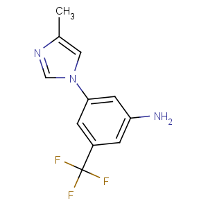 CAS No:641571-11-1 3-(4-methylimidazol-1-yl)-5-(trifluoromethyl)aniline