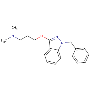 CAS No:642-72-8 3-(1-benzylindazol-3-yl)oxy-N,N-dimethylpropan-1-amine