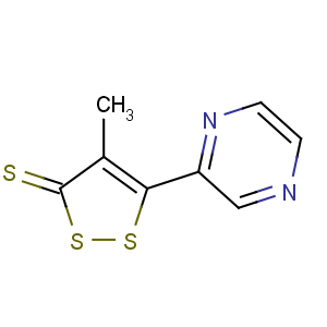 CAS No:64224-21-1 4-methyl-5-pyrazin-2-yldithiole-3-thione