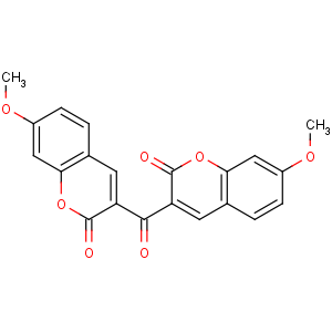 CAS No:64267-17-0 7-methoxy-3-(7-methoxy-2-oxochromene-3-carbonyl)chromen-2-one