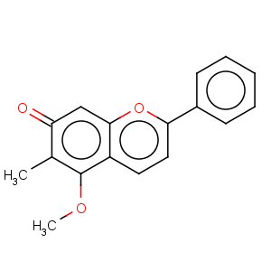 CAS No:643-56-1 7H-1-Benzopyran-7-one,5-methoxy-6-methyl-2-phenyl-