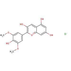 CAS No:643-84-5 2-(4-hydroxy-3,5-dimethoxyphenyl)chromenylium-3,5,7-triol