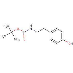 CAS No:64318-28-1 tert-butyl N-[2-(4-hydroxyphenyl)ethyl]carbamate