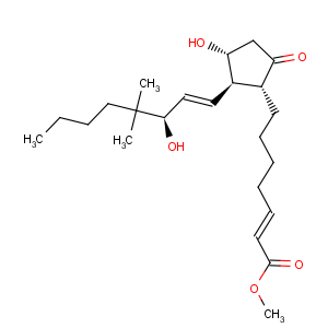 CAS No:64318-79-2 Prosta-2,13-dien-1-oicacid, 11,15-dihydroxy-16,16-dimethyl-9-oxo-, methyl ester, (2E,11a,13E,15R)-