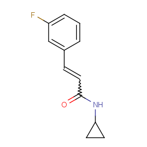 CAS No:64379-93-7 (E)-N-cyclopropyl-3-(3-fluorophenyl)prop-2-enamide