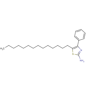 CAS No:64415-14-1 4-phenyl-5-tetradecyl-1,3-thiazol-2-amine