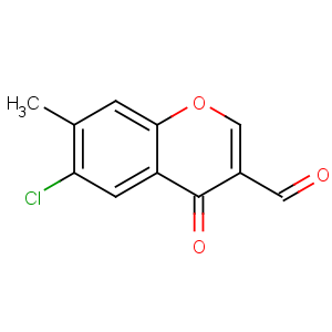 CAS No:64481-12-5 6-chloro-7-methyl-4-oxochromene-3-carbaldehyde