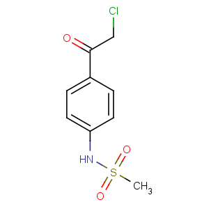 CAS No:64488-52-4 N-[4-(2-chloroacetyl)phenyl]methanesulfonamide