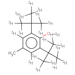 CAS No:64502-99-4 Phen-3,5-d2-ol-d,2,6-bis[1,1-di(methyl-d3)ethyl-2,2,2-d3]-4-methyl- (9CI)