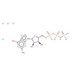 CAS No:64564-03-0 5'-Guanylic acid,monoanhydride with imidodiphosphoric acid, tetralithium salt (9CI)