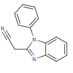 CAS No:6468-35-5 2-(1-phenylbenzimidazol-2-yl)acetonitrile