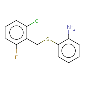 CAS No:646989-63-1 Benzenamine,2-[[(2-chloro-6-fluorophenyl)methyl]thio]-