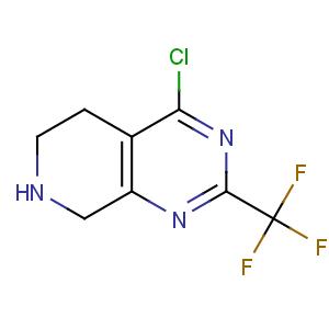 CAS No:647863-08-9 4-chloro-2-(trifluoromethyl)-5,6,7,8-tetrahydropyrido[3,4-d]pyrimidine