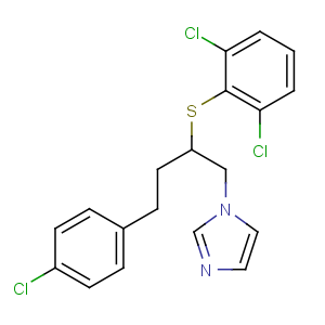 CAS No:64872-76-0 1-[4-(4-chlorophenyl)-2-(2,6-dichlorophenyl)sulfanylbutyl]imidazole