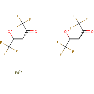 CAS No:64916-48-9 Palladium,bis(1,1,1,5,5,5-hexafluoro-2,4-pentanedionato-kO2,kO4)-, (SP-4-1)-