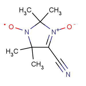 CAS No:64918-63-4 1H-Imidazol-1-yloxy,4-cyano-2,5-dihydro-2,2,5,5-tetramethyl-, 3-oxide (9CI)