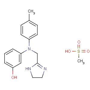 CAS No:65-28-1 3-[N-(4,<br />5-dihydro-1H-imidazol-2-ylmethyl)-4-methylanilino]phenol