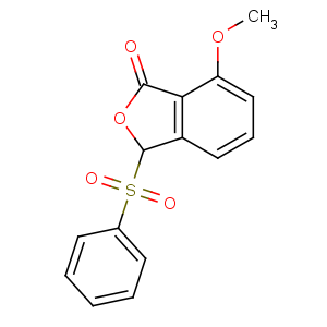 CAS No:65131-09-1 3-(benzenesulfonyl)-7-methoxy-3H-2-benzofuran-1-one