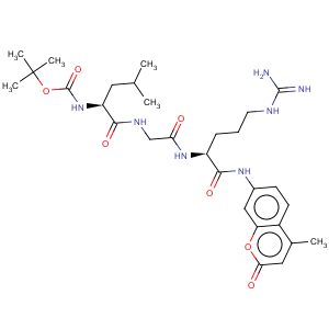 CAS No:65147-09-3 L-Argininamide,N-[(1,1-dimethylethoxy)carbonyl]-L-leucylglycyl-N-(4-methyl-2-oxo-2H-1-benzopyran-7-yl)-(9CI)
