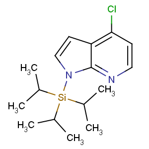 CAS No:651744-48-8 (4-chloropyrrolo[2,3-b]pyridin-1-yl)-tri(propan-2-yl)silane