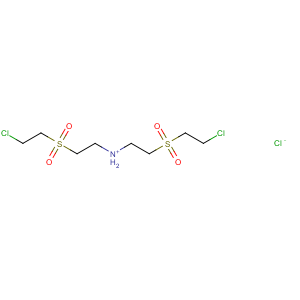 CAS No:65180-91-8 bis[2-(2-chloroethylsulfonyl)ethyl]azanium