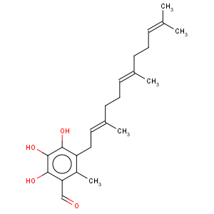 CAS No:65195-50-8 Benzaldehyde,2,3,4-trihydroxy-6-methyl-5-[(2E,6E)-3,7,11-trimethyl-2,6,10-dodecatrien-1-yl]-