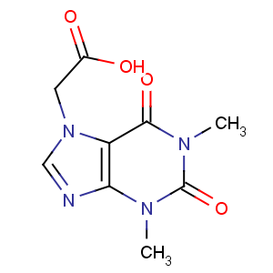 CAS No:652-37-9 2-(1,3-dimethyl-2,6-dioxopurin-7-yl)acetic acid