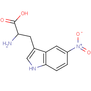 CAS No:6525-46-8 2-amino-3-(5-nitro-1H-indol-3-yl)propanoic acid