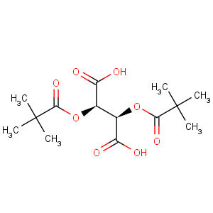 CAS No:65259-81-6 Butanedioic acid,2,3-bis(2,2-dimethyl-1-oxopropoxy)-, (2R,3R)-