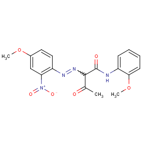 CAS No:6528-34-3 2-[(4-methoxy-2-nitrophenyl)diazenyl]-N-(2-methoxyphenyl)-3-<br />oxobutanamide