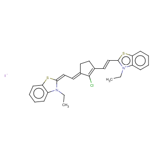 CAS No:65303-14-2 Benzothiazolium,2-[2-[2-chloro-3-[2-(3-ethyl-2(3H)-benzothiazolylidene)ethylidene]-1-cyclopenten-1-yl]ethenyl]-3-ethyl-,iodide (1:1)