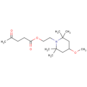 CAS No:65447-77-0 2-(4-methoxy-2,2,6,6-tetramethylpiperidin-1-yl)ethyl 4-oxopentanoate