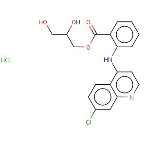 CAS No:65513-72-6 1-Glyceryl N-(7-Chloro-4-quinolyl)anthranilate Hydrochloride